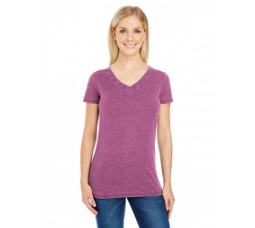 208B Threadfast Apparel Ladies' Vintage Dye Short-Sleeve V-Neck T-Shirt