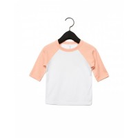 3200T Bella + Canvas Toddler 3/4-Sleeve Baseball T-Shirt