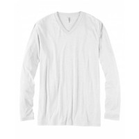Unisex Jersey Long-Sleeve V-Neck T-Shirt 3425 Bella + Canvas