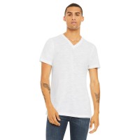 3655C Bella + Canvas Unisex Textured Jersey V-Neck T-Shirt