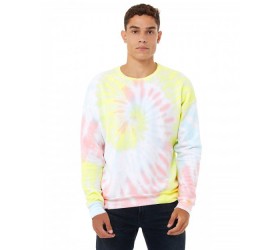 FWD Fashion Unisex Tie-Dye Pullover Sweatshirt 3945RD Bella + Canvas