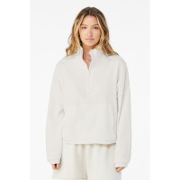 Ladies' Sponge Fleece Half-Zip Pullover Sweatshirt 3953 Bella + Canvas