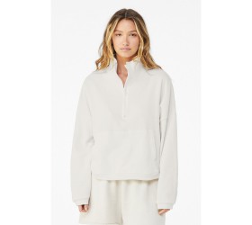3953 Bella + Canvas Ladies' Sponge Fleece Half-Zip Pullover Sweatshirt