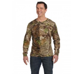 Men's Realtree Camo Long-Sleeve T-Shirt 3981 Code Five