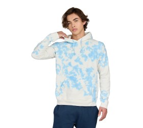 4412CL US Blanks Unisex Made in USA Cloud Tie-Dye Hooded Sweatshirt