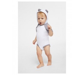 4417 Rabbit Skins Infant Character Hooded Bodysuit with Ears