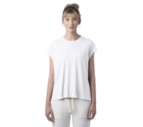 4461HM Alternative Ladies' Modal Tri-Blend Raw Edge Muscle T-Shirt