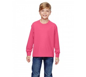 Youth HD Cotton Long-Sleeve T-Shirt 4930B Fruit of the Loom