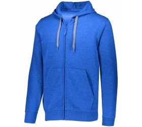 Adult 60/40 Fleece Full-Zip Hooded Sweatshirt 5418 Augusta Sportswear