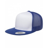 Adult Classic Trucker with White Front Panel Cap 6006W Yupoong