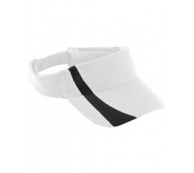 Adult Adjustable Wicking Mesh Two-Color Visor 6260 Augusta Sportswear