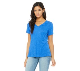 Ladies' Relaxed Triblend V-Neck T-Shirt 6415 Bella + Canvas