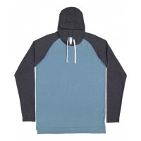 Men's Hooded Raglan Long Sleeve Fine Jersey T-Shirt 6917 LAT