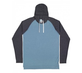 Men's Hooded Raglan Long Sleeve Fine Jersey T-Shirt 6917 LAT