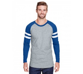 Men's Gameday Mash-Up Long Sleeve Fine Jersey T-Shirt 6934 LAT