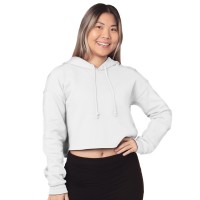 7750 Bayside Ladies' Cropped Pullover Hooded Sweatshirt