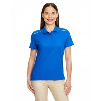 78181R CORE365 Ladies' Radiant Performance Piqué Polo with Reflective Piping