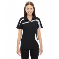 78645 North End Ladies' Impact Performance Polyester Piqué Colorblock Polo