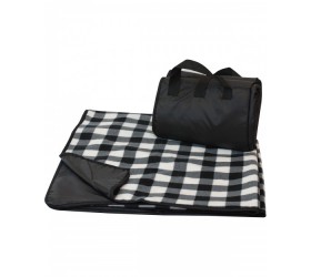 Fleece/Nylon Plaid Picnic Blanket 8702 Liberty Bags