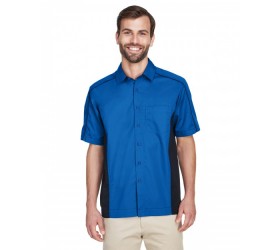 87042 North End Men's Fuse Colorblock Twill Shirt