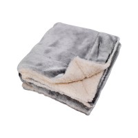 8730 Alpine Fleece Faux Fur Sherpa Blanket
