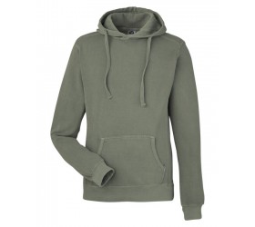 Unisex Pigment Dyed Fleece Hooded Sweatshirt 8730JA J America