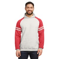 Unisex NuBlend Varsity Color-Block Hooded Sweatshirt 97CR Jerzees