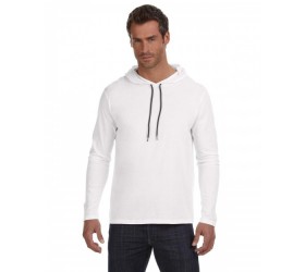 Adult Lightweight Long-Sleeve Hooded T-Shirt 987AN Gildan
