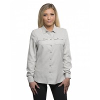 B5200 Burnside Ladies' Solid Flannel Shirt