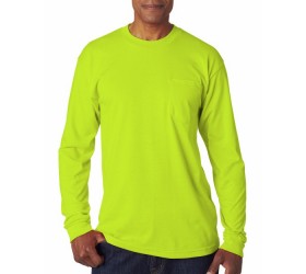 BA1730 Bayside Adult Long-Sleeve T-Shirt with Pocket