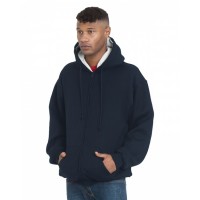 BA940 Bayside Adult Super Heavy Thermal-Lined Full-Zip Hooded Sweatshirt