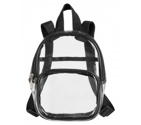 BE268 BAGedge Unisex Clear PVC Mini Backpack