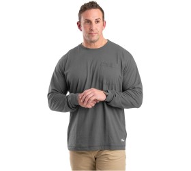 BSM39 Berne Unisex Performance Long-Sleeve Pocket T-Shirt
