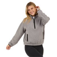 Ladies' Everest Pile Fleece Half-Zip Pullover BW8501 Boxercraft