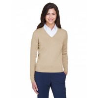 Ladies' V-Neck Sweater D475W Devon & Jones