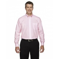D645 Devon & Jones Men's Crown Collection® Banker Stripe Woven Shirt