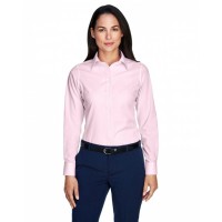 D645W Devon & Jones Ladies' Crown Collection® Banker Stripe Woven Shirt
