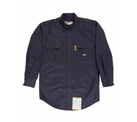 Men's Flame-Resistant Button-Down Work Shirt FRSH10 Berne