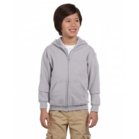 Youth Heavy Blend Full-Zip Hooded Sweatshirt G186B Gildan