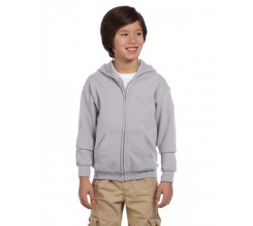 G186B Gildan Youth Heavy Blend Full-Zip Hooded Sweatshirt