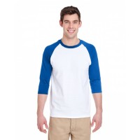 G570 Gildan Adult Heavy Cotton 3/4-Raglan Sleeve T-Shirt