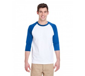 Adult Heavy Cotton 3/4-Raglan Sleeve T-Shirt G570 Gildan