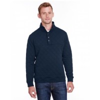 JA8890 J America Adult Quilted Snap Pullover