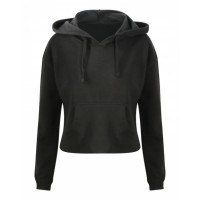 Ladies' Girlie Cropped Hooded Fleece with Pocket JHA016 Just Hoods By AWDis