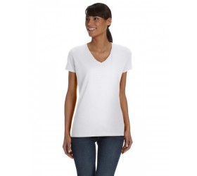 L39VR Fruit of the Loom Ladies' HD Cotton V-Neck T-Shirt