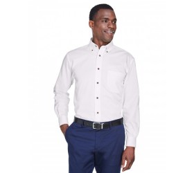 Men's Tall Easy Blend Long-Sleeve Twill Shirt with Stain-Release M500T Harriton