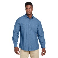 Men's Denim Shirt-Jacket M540 Harriton