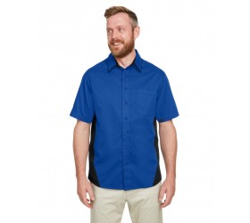 Men's Flash IL Colorblock Short Sleeve Shirt M586 Harriton
