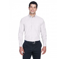Men's Long-Sleeve Oxford with Stain-Release M600 Harriton