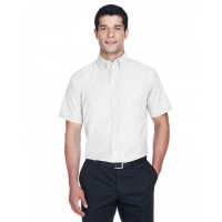 M600S Harriton Men's Short-Sleeve Oxford with Stain-Release